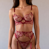 Fire-dels set – Saphia Röd