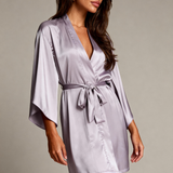 Kimono för damer - Midnatt Grå Lila