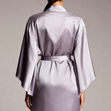 Kimono för damer - Midnatt Grå Lila
